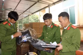 Lực lượng chức năng đã bắt giữ một xe ô-tô chở hơn 2.000 sản phẩm không có hóa đơn chứng từ chứng minh nguồn gốc xuất xứ.
