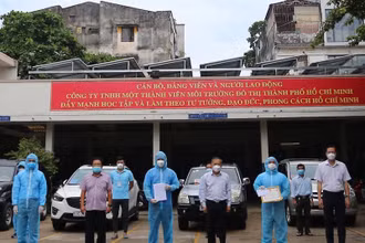 Đội phản ứng nhanh nhận khen thưởng của lãnh đạo CITENCO.