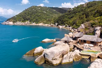 Khu nghỉ dưỡng Six Sense Ninh Vân Bay, Khánh Hòa, Việt Nam. 