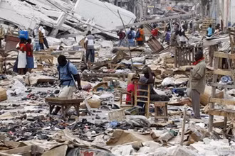 Thủ đô Port-au-Prince sau trận động đất năm 2010. (Ảnh: Reuters)