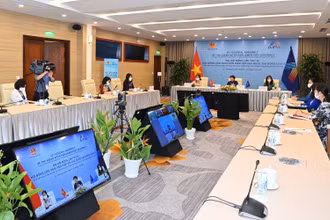 Quang cảnh phiên họp Hội nghị nữ Nghị sĩ AIPA.