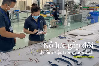 Nỗ lực gấp đôi để làm việc trong mùa dịch