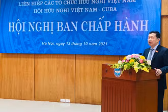 Đồng chí Vũ Hải Hà bày tỏ vui mừng và vinh dự được đón nhận trọng trách mới.