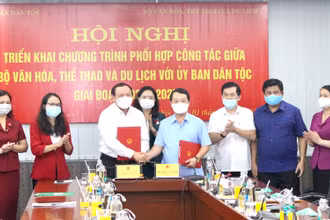Hai cơ quan ký kết chương trình phối hợp giai đoạn 2021-2025.
