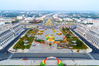 Một dự án khu đô thị ở TP Rạch Giá.