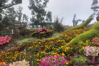 Khu du lịch Quốc gia núi Bà Đen (Tây Ninh) trong dịp khai trương.