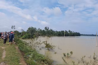 Khu vực tìm thấy thi thể anh Nguyễn Thanh D.