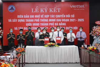 TP Đà Nẵng và Tập đoàn Viettel ký kết biên bản ghi nhớ về xây dựng Thành phố thông minh, chiều 26/10.