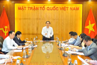 Quang cảnh buổi họp. (Ảnh: DIỆP LINH)