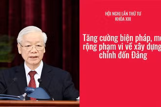 Tăng cường biện pháp, mở rộng phạm vi về xây dựng, chỉnh đốn Đảng