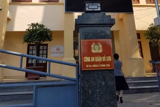 Trụ sở Công an quận Đồ Sơn.