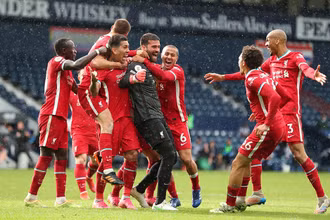 Liverpool thắng nghẹt thở West Brom 2-1
