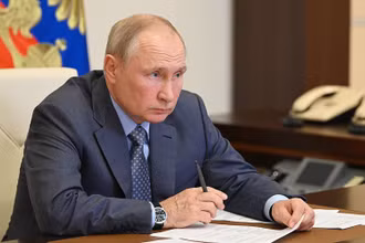 Tổng thống Nga V.Putin. (Ảnh: TASS)