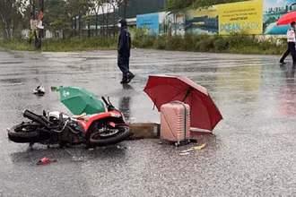 Hiện trường vụ sét đánh làm 2 người tử vong.