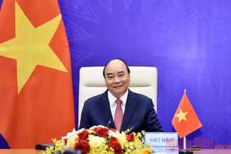 Chủ tịch nước Nguyễn Xuân Phúc. (Ảnh: Trần Hải)