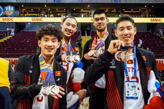 Đội tuyển quốc gia và huy chương đồng SEA Games 30.