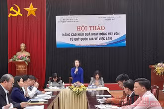 Hội thảo nâng cao hiệu quả hoạt động vay vốn từ Quỹ quốc gia về việc làm.