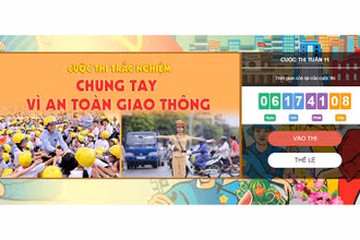 Bạn Huỳnh Thuận Bé đoạt giải Nhất tuần 10 thi trắc nghiệm “Chung tay vì an toàn giao thông”
