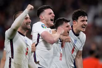 Một chiến thắng không dễ dàng với tuyển Anh. (Ảnh: UEFA)