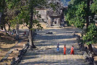 Đền Preah Vihear thuộc tỉnh cùng tên của Campuchia, giáp biên giới với Thái Lan. (Ảnh: Trường Sơn)
