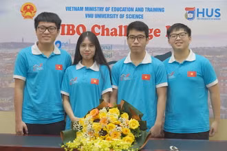 Bốn gương mặt đội tuyển quốc gia Việt Nam dự thi IBO 2021