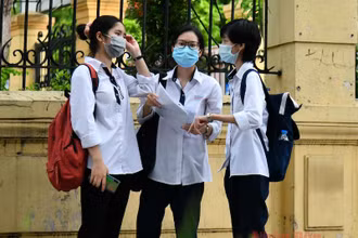 Thí sinh Kỳ thi tốt nghiệp trung học phổ thông 2021. Ảnh: THUỶ NGUYÊN