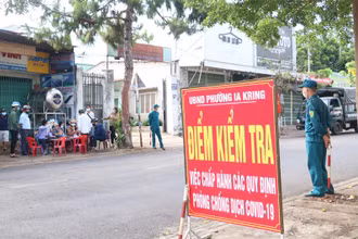 TP PleiKu tăng cường các biện pháp thực hiện giãn cách xã hội từ 8 giờ ngày 26/7.