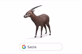 Ngày 9/7, Google ra mắt mô hình Thực tế tăng cường (AR) 3D của Sao la trên Google Tìm kiếm.