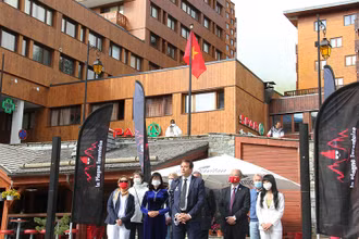 Thị trưởng Jean-Luc Boch nhấn mạnh ý nghĩa của những ngày Việt Nam tại La Plagne.