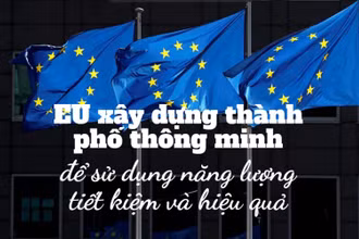 EU xây dựng thành phố thông minh để sử dụng năng lượng tiết kiệm và hiệu quả