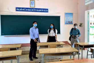 Điểm thi tại Trường THPT Lê Quý Đôn, TP Buôn Ma Thuột, tỉnh Đắk Lắk đã chuẩn bị đầy đủ cơ sở vật chất, phòng thi sẵn sàng cho kỳ thi.