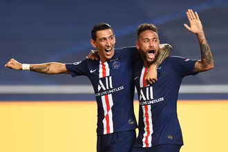 "Thiên thần" Di Maria có sự trở lại xuất sắc, Neymar thi đấu ấn tượng. (Ảnh: Getty Images)