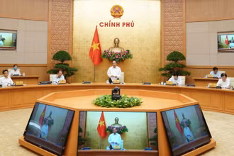 Thủ tướng Nguyễn Xuân Phúc chủ trì cuộc họp Thường trực Chính phủ.