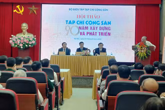 Hội thảo “Tạp chí Cộng sản: 90 năm xây dựng và phát triển”.