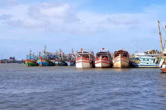 Miền biển Sông Đốc, nơi vừa phát hiện 34 trường hợp nhập biên trái phép.