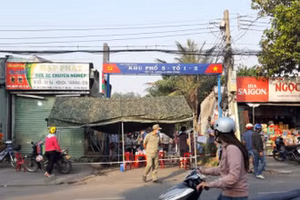 Phong tỏa một số khu vực trên đường Lê Hồng Phong, TP Thủ Dầu Một liên quan sinh viên N.T.M.A.