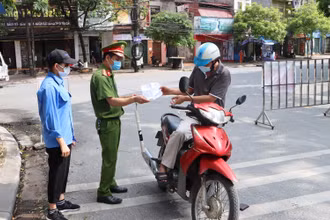 Chốt kiểm dịch tại Bắc Ninh 