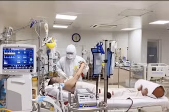 BN2983 đã cai ECMO. (Ảnh: Bệnh viện cung cấp)