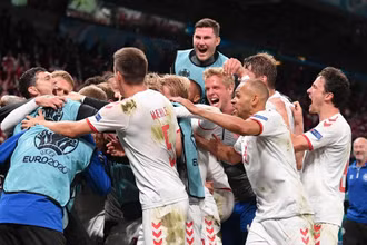 Đan Mạch đã viết nên câu chuyện cổ tích ở Euro 2020. (Ảnh: Getty Images)