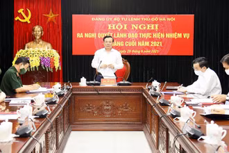 Quang cảnh hội nghị chiều 29/6.
