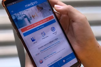 Phần mềm Medpro hỗ trợ đăng ký tiêm chủng vaccine. 
