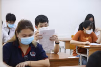 Kỳ thi tuyển sinh vào lớp 10 tại Hà Nội sẽ được tổ chức vào các ngày 18 đến 20/6. (ẢNH: SƠN BÁCH)