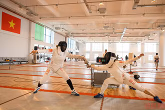 Đội tuyển đấu kiếm Việt Nam đặt mục tiêu giành ít nhất 3 Huy chương vàng tại SEA Games 31. (ẢNH: THÀNH ĐẠT)