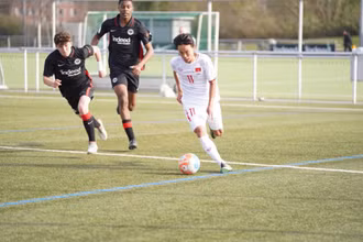 Đội tuyển U17 Việt Nam thua giao hữu U16 Eintracht Frankfurt với tỷ số 0-3. (Ảnh: VFF)