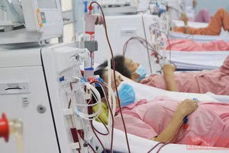 Bệnh nhân điều trị tại Khoa Thận nhân tạo Bệnh viện Chợ Rẫy.