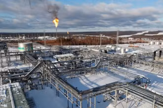 Một cơ sở khai thác dầu thuộc vùng Irkutsk của Nga. (Ảnh: Reuters)