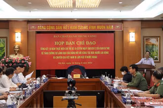 Đồng chí Trần Tuấn Anh phát biểu tại phiên họp.