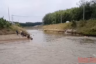 Hiện trường nơi xảy ra vụ tai nạn.