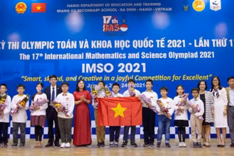 Học sinh Việt Nam giành nhiều huy chương IMSO 17