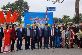 Hà Nội có thêm tuyến phố mang tên giáo sư đầu ngành chống lao Phạm Khắc Quảng